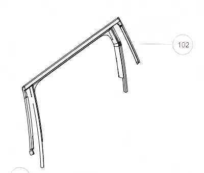 Haval Dargo Rear Left Door Glass Run Channel Weatherstrip – 6207115XKN04A Haval Dargo Rear Left Door Glass Run Channel Weatherstrip – 6207115XKN04A