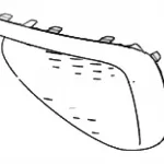 Front Fog Light Cover for ORA Funky Cat GT (Left Side) – Part No. 2803130XNW01A