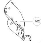 Rear Bumper Trim Panel (Left Lower) for WEY Mocha – 2804202XVC01A
