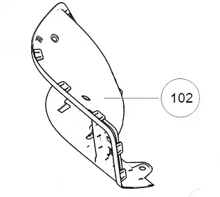 Rear Bumper Trim Panel (Left Lower) for WEY Mocha – 2804202XVC01A Rear Bumper Trim Panel (Left Lower) for WEY Mocha – 2804202XVC01A