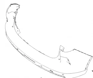 Rear Bumper Assembly for Haval H6 3rd Gen (B01) – Part No. 2804221XKN01A Rear Bumper Assembly for Haval H6 3rd Gen (B01) – Part No. 2804221XKN01A