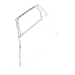Rear Left Door Shell for Haval Chitu Sporty Compact SUV – 6201100XST23A