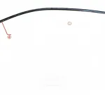 Front Right Door Window Trim Strip for WEY VV7 Mid-size SUV – Part No. 6107400XKU33A