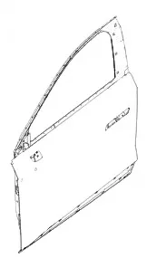 Haval Shenshou Front Left Door Shell Assembly – Part No. 6101100XKN02A Haval Shenshou Front Left Door Shell Assembly – Part No. 6101100XKN02A