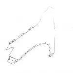 Left Side Fender Panel for Haval H6 3rd Gen (B01 Chassis) – Part 8403110XKN15A