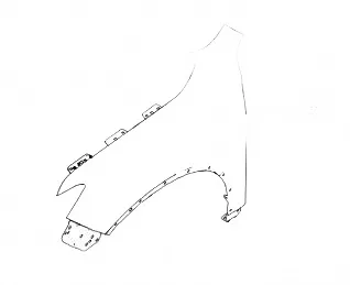 Left Side Fender Panel for Haval H6 3rd Gen (B01 Chassis) – Part 8403110XKN15A Left Side Fender Panel for Haval H6 3rd Gen (B01 Chassis) – Part 8403110XKN15A