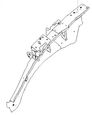WEY Macchiato Fender Reinforcement Plate (Right Side) – 5010220XVD01A WEY Macchiato Fender Reinforcement Plate (Right Side) – 5010220XVD01A