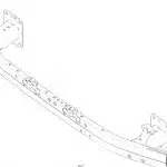 Haval Dargo Front Bumper Reinforcement Skeleton Support – 2803160XKN04A