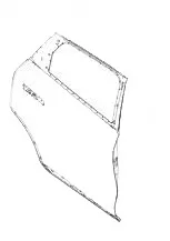 WEY Mocha Rear Right Door Shell Assembly – 6201200XVC01A WEY Mocha Rear Right Door Shell Assembly – 6201200XVC01A