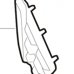 Right Front Fog Light Cover Assembly for WEY VV5 – 2803640XKY5KA