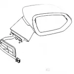 Haval Jolion Right Side Rearview Mirror Assembly – 8202200XST01A