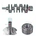 Yunnei D19 1.9L Diesel Engine Crankshaft – Part 1005010-0222-001
