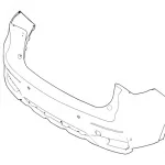 Haval F7 Rear Bumper Assembly – Part Number 2804161XKQ00A