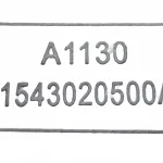 Foton Tunland Left Front Mudguard – Part No. P1543020500A0 ZD8511010-1545-001