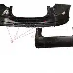 Rear Bumper Assembly for Haval H6 (3rd Gen) – Part No. 2804201XKN01A