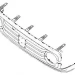 Tank 300 Front Grille Assembly – Part Number 5509210XKM13A