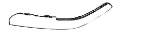 GWM King Kong Poer Left Fender Trim Garnish – 5509111XPS01A GWM King Kong Poer Left Fender Trim Garnish – 5509111XPS01A