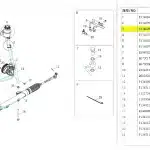 Steering Gear Hydraulic Oil Pipe for Foton Tunland – P1340090106A0