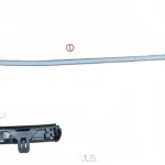 Haval Dargo Rear Right Outer Door Glass Weatherstrip Molding – 6207114AKN04A