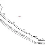 Haval Chitu Front Bumper Assembly (Middle-Lower) – Part Number 2803502XST02A