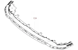 Haval Chitu Front Bumper Assembly (Middle-Lower) – Part Number 2803502XST02A Haval Chitu Front Bumper Assembly (Middle-Lower) – Part Number 2803502XST02A