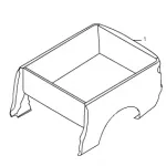 GWM Poer Commercial Cargo Box Assembly (Leaf Spring Suspension) – 8500127XPW01A