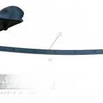 Rear Left Door Weatherstrip Seal for WEY VV7 – Part No. 5006435XKU33A