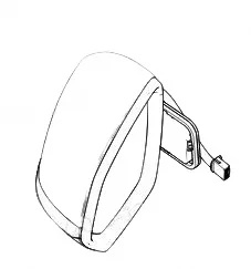 Haval Jolion Left Side Rearview Mirror Assembly – 8202300XST01A Haval Jolion Left Side Rearview Mirror Assembly – 8202300XST01A