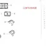 Genuine JAC Motors Central Control Switch Assembly for Shuailing T8 – 3750200P3061