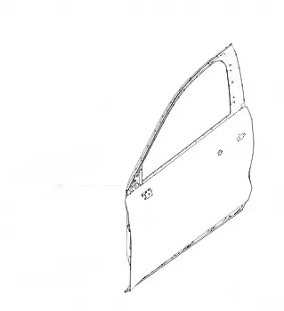 Haval H6 3rd Gen (B01) Front Left Door Shell – 6101700XKN15A Haval H6 3rd Gen (B01) Front Left Door Shell – 6101700XKN15A