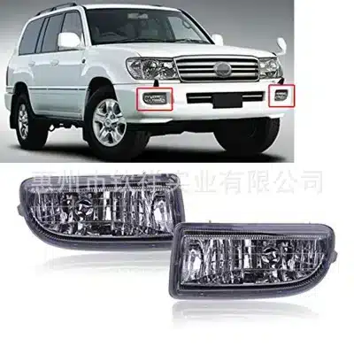 Front Passenger Right Bumper Fog Light for Toyota Land Cruiser LC100 4500 4700 FZJ100, Halogen Lamp Assembly Front Passenger Right Bumper Fog Light for Toyota Land Cruiser LC100 4500 4700 FZJ100, Halogen Lamp Assembly