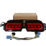 LED Rear Bumper Reflector Lights 2-Function Tail Brake Lamp for 2010-2018 Toyota Prado, IP67 Waterproof