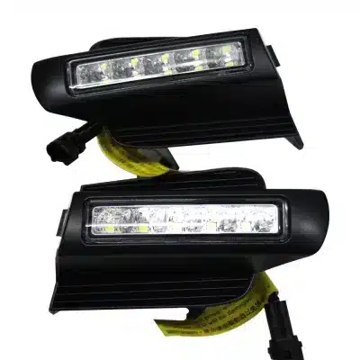 LED Daytime Running Lights (DRL) Assembly for 2003-2007 Toyota Land Cruiser Prado 120 Series, Front Bumper Fog Lamp Housing LED Daytime Running Lights (DRL) Assembly for 2003-2007 Toyota Land Cruiser Prado 120 Series, Front Bumper Fog Lamp Housing