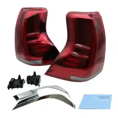 LED Rear Tail Light Assembly for 2018-2020 Toyota Land Cruiser Prado, Red Lens Brake Fog Lamp LED Rear Tail Light Assembly for 2018-2020 Toyota Land Cruiser Prado, Red Lens Brake Fog Lamp