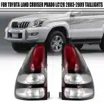 Rear Tail Light Brake Lamp Housing for Toyota Land Cruiser Prado LC120 2003-2009, Left Driver or Right Passenger Side