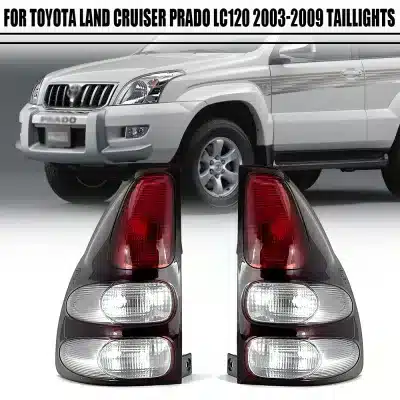 Rear Tail Light Brake Lamp Housing for Toyota Land Cruiser Prado LC120 2003-2009, Left Driver or Right Passenger Side Rear Tail Light Brake Lamp Housing for Toyota Land Cruiser Prado LC120 2003-2009, Left Driver or Right Passenger Side
