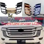 LED Daytime Running Lights Front Fog Lamp Assembly for 2022-2023 Toyota Land Cruiser LC300, 6500K White 12V