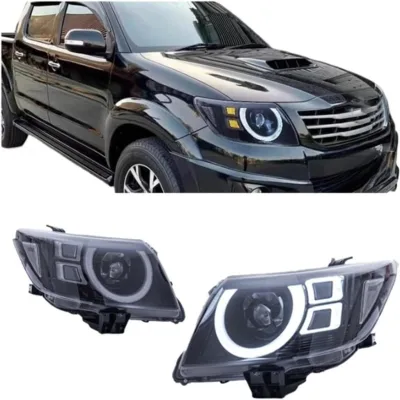 LED Headlight Assembly with 55W High Intensity Bulbs for 2012-2014 Toyota Hilux VIGO, Direct Replacement Front Lamps LED Headlight Assembly with 55W High Intensity Bulbs for 2012-2014 Toyota Hilux VIGO, Direct Replacement Front Lamps