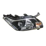 Headlight Assembly Pair for 2014 Toyota Prado FJ150, Left & Right Side Chrome Housing Clear Lens, OEM 81130-60J00 81170-60J00