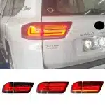 Full LED Taillight Assembly for 2022-2024 Toyota Land Cruiser LC300, Smoked Sequential Turn Signal Rear Lamp Set