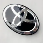 Front Grille Crystal Badge Emblem 160mm x 110mm Clip-On Style for Toyota Land Cruiser LC200 Prado