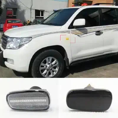 LED Dynamic Side Marker Turn Signal Light Smoked Lens for Toyota Land Cruiser Prius Highlander Lexus LS430 IS200 LED Dynamic Side Marker Turn Signal Light Smoked Lens for Toyota Land Cruiser Prius Highlander Lexus LS430 IS200
