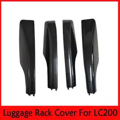 Roof Rack Rail End Cap Cover Replacement for 2008-2021 Toyota Land Cruiser LC200, Silver Painted ABS, 4-Piece Set Roof Rack Rail End Cap Cover Replacement for 2008-2021 Toyota Land Cruiser LC200, Silver Painted ABS, 4-Piece Set