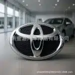 190mm Front Center Grille Emblem Badge Chrome Finish for Toyota Prado, Land Cruiser, Camry, RAV4, Corolla