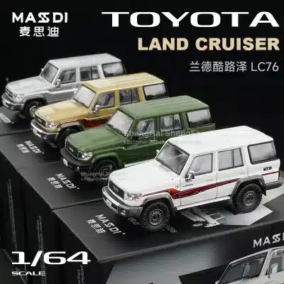 Maxidi 1:64 Toyota Land Cruiser LC76 Die-Cast Alloy Off-Road Vehicle Static Model – Blue High Detail Collectible Maxidi 1:64 Toyota Land Cruiser LC76 Die-Cast Alloy Off-Road Vehicle Static Model – Blue High Detail Collectible