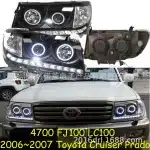 Headlight Assembly for 2006-2007 Toyota Land Cruiser LC100 Prado Front Headlamp Replacement