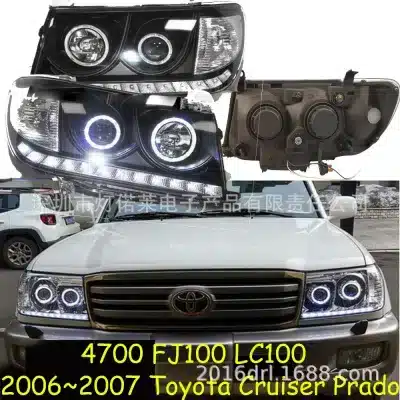 Headlight Assembly for 2006-2007 Toyota Land Cruiser LC100 Prado Front Headlamp Replacement Headlight Assembly for 2006-2007 Toyota Land Cruiser LC100 Prado Front Headlamp Replacement