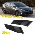 Front Windshield Wiper Cowl Side Extension Cover Trim for 2014-2019 Toyota Corolla, Pair L&R