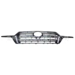 Front Bumper Grille Assembly Replacement for 2016-2021 Toyota Land Cruiser LC200, ABS Plastic