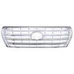 Front Radiator Grille Assembly for 2012 Toyota Land Cruiser LC200, ABS Plastic Replacement